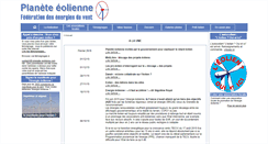 Desktop Screenshot of planete-eolienne.fr